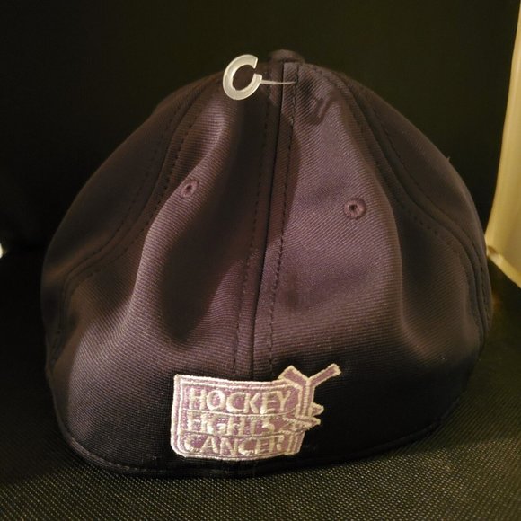 NHL Hockey Fights Cancer Cap Hat Columbus Blue jackets - Picture 4 of 5